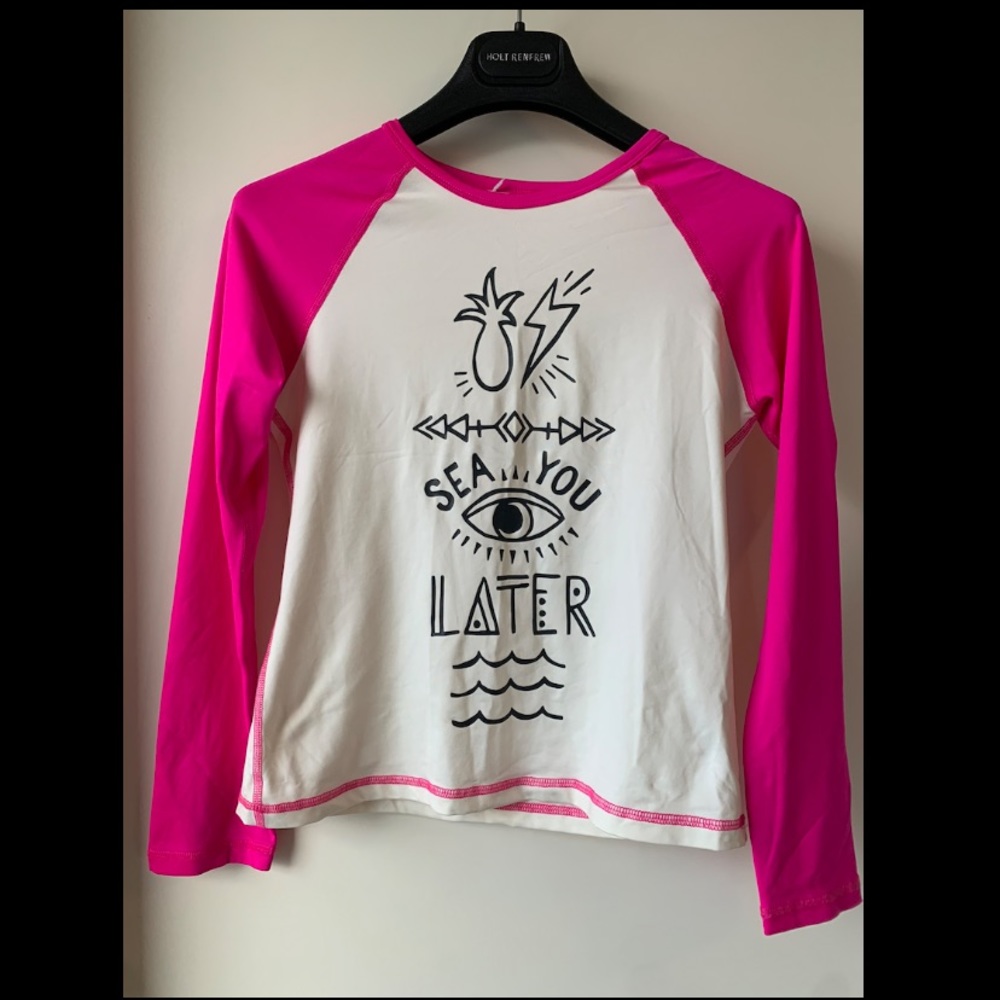 Billabong Long Sleeve Rashguard. Girl 12